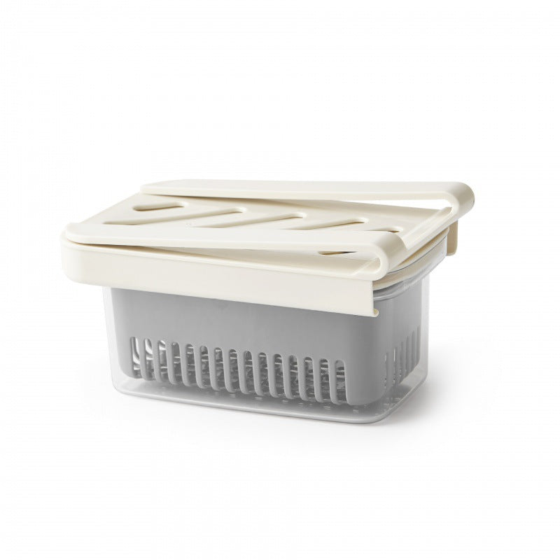 Maximize Your Kitchen Storage with the Sealed Drawer Refrigerator Food Storage And Drain Box