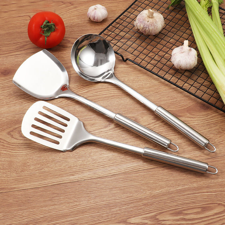 Transform Your Cooking Experience with Our Thickened Stainless Steel Kitchen Utensil Set