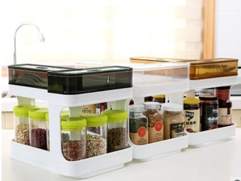 Transform Your Space with the Kitchen Bathroom Plastic Storage Box Organizer